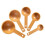 Beech Wood Measuring Scoops 2 Pack 3
