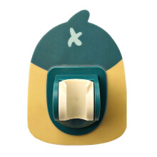 LY006 Cartoon Shower Head Holder, Universal Adjustable Bathroom Shower Head Mount (Green)