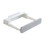 Retractable Washbasin Rack Without Punching Toilet Rack Without Storage (White Gray) 1