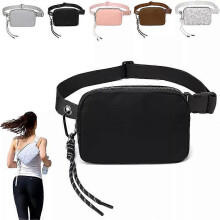 (grey) Crossbody Fashionable Waist Bag Lightweight and Portable