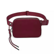 (red) Crossbody Fashionable Waist Bag Lightweight and Portable