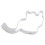 Cat-Shaped Aluminium Cookie Cutter 3