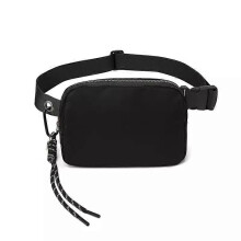 (black) Crossbody Fashionable Waist Bag Lightweight and Portable