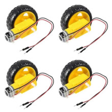 4PCS DC 3-6V Gear Motor DIY Kit compatible for SmartCar