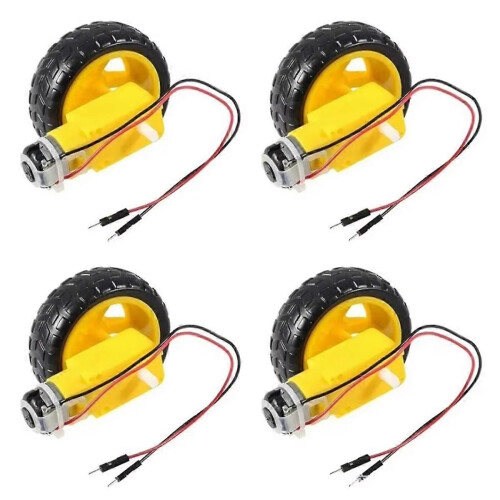 Κιτ DIY κινητήρα DC 3-6V 4 τεμαχίων συμβατό με SmartCar