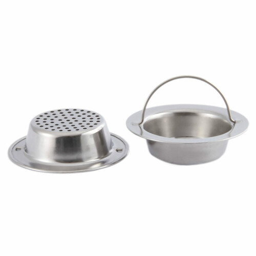 Hand-held Shower Drain Hole Filter Stainless Steel Kitchen Sink Strainer 1
