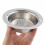 Hand-held Shower Drain Hole Filter Stainless Steel Kitchen Sink Strainer 4