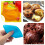 Stampo quadrato in silicone per torte e cupcake, 6 pezzi 3