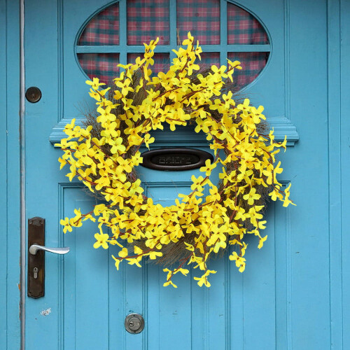 Artificial Flower Leaf Wreath for Home Decoration 1