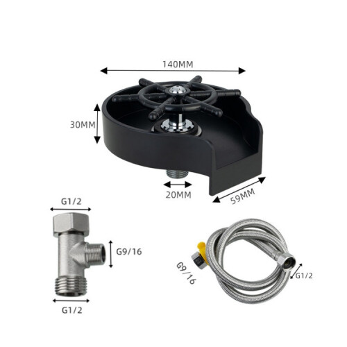 Automatic Faucet High Pressure Spray Washer, 1