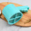 Portable handheld semi-automatic flour sifter baking tool (pink) 6