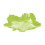 Maple Leaf Fruit Tray Plastic 23cm Green 2