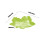 Maple Leaf Fruit Tray Plastic 23cm Green 3