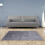 European solid color living room rug thickened washable 4