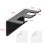 1pc Self-Adhesive Acrylic Bathroom Wall Razor Storage Stand 2