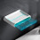 Double-layer drainable soap dish, no-drill wall-mounted creative drainable shelf for bathroom (transparent green) 4