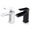 Rubinetto per bagno con acqua calda e fredda, colore nero, codice 99508. 3