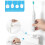 Acrylic Wall-mounted Bathroom Electric Toothbrush Holder(Black) 4