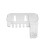 Magic Sticker Plastic Toiletry Makeup Storage Box Transparent Home Creative Organizing Box,Specification: Shallow Style 6