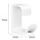 2pcs Bathroom Shelf No-Punch Washbasin Hook Kitchen Wall Mounted Storage Rack(White) 3