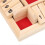 Ξύλινο παιχνίδι ζαριών Shut the Box 4 όψεων με 10 αριθμούς, επι 2