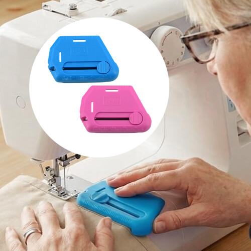 Plastic Sewing Tool Features Magnetic Base Measurement-Pink 2