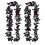 Black Halloween Rose Garland 180cm 5
