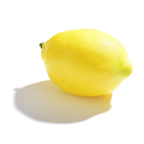 Decoración artificial de limón en espuma, 10 cm. 1