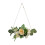 Artificial Peony Wreath Wall Decor 12cm x 38cm 2