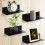 Washranp acrylic floating wall shelves 2 pcs 3