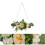 Artificial Peony Wreath Wall Decor 12cm x 38cm 3