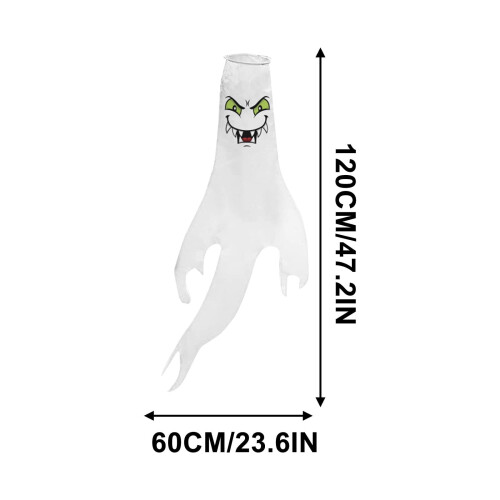 Flaga z motywem Halloween Ghost Windsock 1