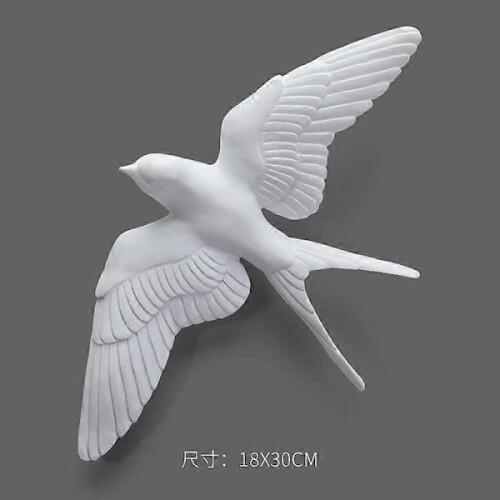 Swallow Wall Decoration Resin 24.5 cm 1