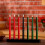 Kwanzaa Kinara candle holder black plastic 7-hole 2