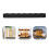 Kwanzaa Kinara candle holder black plastic 7-hole 4