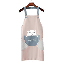 (A) Kitchen Household Apron Anti-fouling Hand-wiping PVC Waterproof Apron Dirt-resistant High-value Food Apron Oil-proof