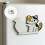 Fridge Magnets Cats Vase Refrigerator Magnets-siamese cat 3