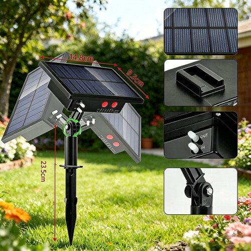 Sun Powered Automatic Watering System With 10 Pots Capacity And 2