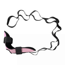(pink) Flex Strap Stretching Strap for Lower Back Pain, By Tight Muscles