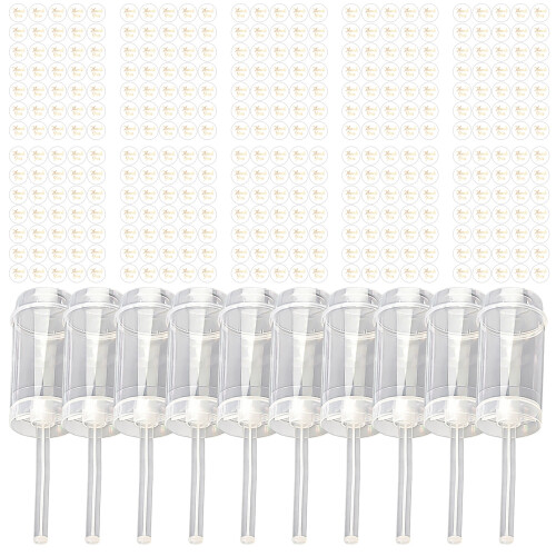 Packung mit 10 Push-Up-Kuchenbehältern aus-Dankesticker3.