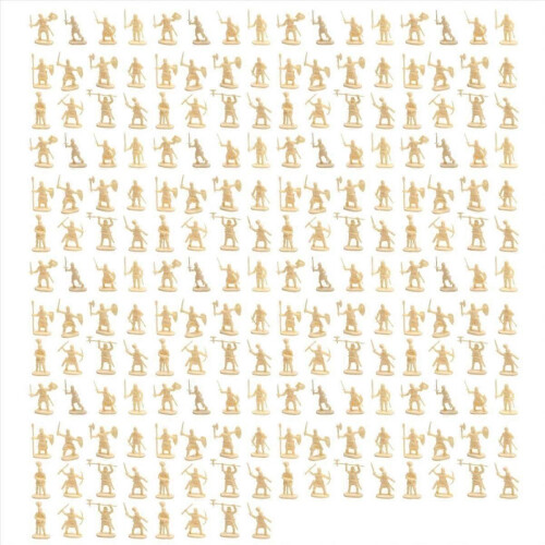 1:72 200/Set Plastic Ancient Figures Toy Yellow 1