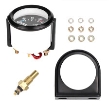 Medidor de temperatura da água para carros e caminhões, display digital LED com luz azul para monitoramento universal do motor de veículos.