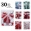 Blue Shatterproof Christmas Ball Ornaments 30 pcs 4