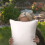 Coussin décoratif uni en similicuir 43 x 43 cm 4