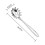 Multifunctional Stainless Steel Pasta Spoon(Silver) 3