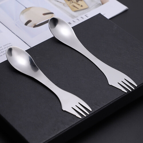 Stainless Steel Western Tableware Creative 3 In 1 Spoon compatibleked Tableware 1