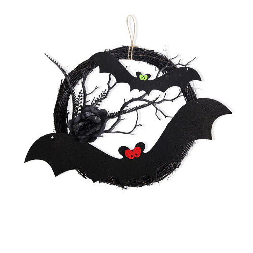 Halloween koszorú őszi témájú ajtódísz 1