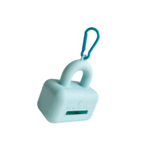 Portable Dog Poop Bag Dispenser Garbage Bag Fit Any Dog-Blue