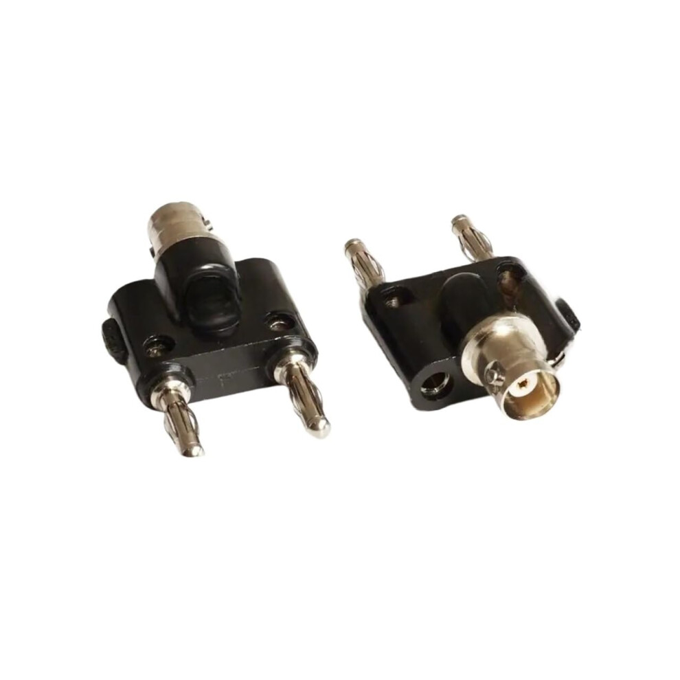 Bnc Female To Dual 4Mm Banana Plug Adapter For Test Equipment, Stable Connection, Wide Compatibility 9310869836018