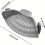 Silicone Pasta Strainer Wide Mouth Colander(Gray) 6